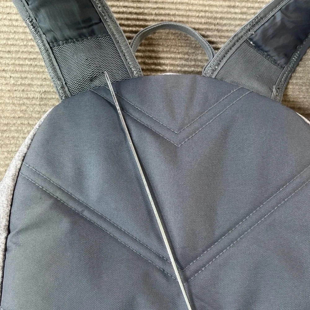Adidas Prime Backpack Grey Heather Rose Gold Zipper LoadSpring Straps School Bag